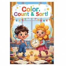 Cartoon Early Learning Activity Notebooks, ABC Alphabet And 123 Number Practice, Color Recognition, Counting And Sorting Games, Logic Training, Observation And Fine Motor Skills For Home, Classroom, Travel And Back To School, English Edition - Early Learning Activity Notebooks - View 7
