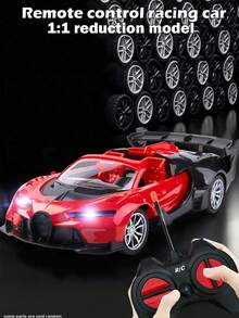 سيارة لعبة كبيرة بالتحكم عن بعد، سيارة سباق انجراف عالية السرعة قابلة للتحويل 4WD RC، سيارة سباق انجراف RC مقاومة للاصطدام، سيارة كوبيه رياضية نموذج لعبة، لعبة للأطفال، سيارة RC سباق عالية السرعة، أحمر/أزرق، 4 قنوات، مقياس 1:18 سيارة سباق انجراف كبيرة - متعدد الألوان - مشاهدة 11