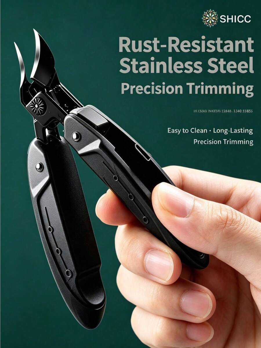 Foldable Portable Ingrown Nail Clipper, Eagle Beak Nail Clipper With Slanted Tip For Nail Groove, Home Toenail Dead Skin And Hangnail Trimming Tool - Multicolor - View 1