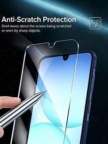Mr. War Gorilla 4pcs Tempered Glass Waterproof, Easy Installation, High Definition, Bubble-Free, Scratch-Resistant, Shatter-Proof Screen Protector. Phone Accessories. Easy Installation. Compatible With Samsung S25FE/S26 Ultra/S26 Plus/S26/S25 Ultra/S25 Plus/S25/S24 Ultra/S24 Plus/S24/S23 Ultra/S23 Plus/S23/S22/S21/S25FE/S24FE/S23FE/S21FE/S20FE And Other Models. - Clear - View 6