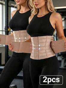 1pc Women's Breathable Mesh Waist Trainer, High Compression Waist Cincher, Abdominal And Chest Shaping, Waist Tightening Control Corset, Waist Belt, Body Shaper, Gym, Colombian Shapewear, Stack Of Cash, Women's Waist Trainer, Corset, Thin, Suitable For Summer, Winter, Spring, Autumn - Black - View 18