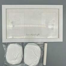 1 Baby Handprint & Footprint Kit - Clay Imprint Memorial Frame, Newborn Room Photo Frame, Personalized New Mom Gift, Suitable For Baby Shower And Baby Registry (Please Read The Instructions Carefully Before Use To Get Detailed Usage Instructions And Watch The Video Demonstration). - Multicolor - View 11