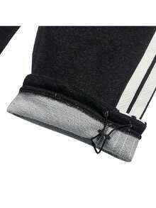 Adidas 男士運動長褲 ST 3ST DENIM PT Climawarm 保暖科技 舒適輕量直筒訓練褲 KR2524 - 黑色 - 查看 6