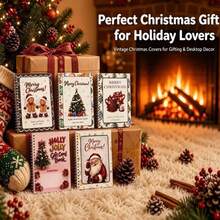Holographic Christmas Gift Card Book, 21.08X15.24cm Holiday Gift Card Storage Binder, Christmas Gift Book With Gift Card Slots, Cute Christmas Tree Gift Card Manual, Christmas Gift - Multiple Styles - View 5
