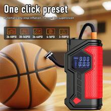 jkuoo Portable Wireless Car Battery Jump Starter With Tire Inflator - Power Bank, LED Display, Flashlight, USB Type-C Charging, Suitable For Cars, Bicycles, Motorcycles, Sports Balls - Portable Multi-functional Integrated Pump - View 8