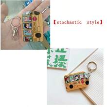 SNOOPY 1pc Mini School Bus Shaped Keychain With Cute Decoration, Perfect Small Gift For Fans, Family And Friends, Also Suitable For White Day, Girls' Day And Easter - Multicolor - View 7