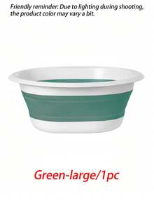 1/2pcs Multi-Functional Foldable Silicone Basin, Foot Bath Basin, Foot Soaking Basin, Foot Care Foldable Basin - Multicolor - View 10