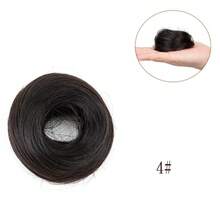3 Inch Synthetic Hair Bun Elastic Rubber Band Fake Hair Bun Clip In Hair Extension Hair Piece Ponytail For Women - Multicolor - View 9