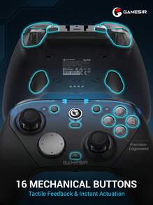 GAMESIR G7 Pro Uranus 8K Polling Rate Gaming Controller | Wired/Wireless Dual-Mode | Bluetooth 5.0 For Steam/PC/Android | Includes Double-Sided Shell & Customizable Back Buttons - View 5