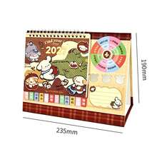 Senyou Desk Calendar,DIY Desktop Ornament,Home Calendar,Office Schedule Planner,Desk Check‑In Planner,Creative Desktop Deco - Apple Puppy - View 6