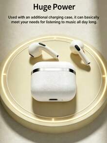 2026 High-Version Wireless Earbuds, Built-In Microphone, Lossless Audio Quality, Zero Latency, 24-Hour Battery Life, Suitable For Sports, Fitness And Music Enjoyment - View 2