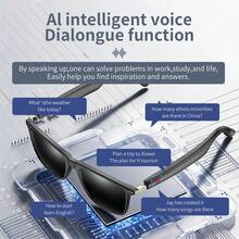 AI Smart Glasses | 8-In-1 AI Smart Audio Glasses With 100+Real-Time Translation, Wireless Connection,AI Assistant,Wireless BT Fashion Glasses For Men Women, Touch Control,Supporting Wireless Calling/Call Noise Reduction/Audio Playback Gift - View 4
