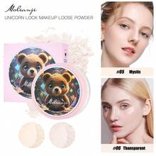 Air Setting Powder Loose Powder Face Powder Oil Control Contouring Concealing Waterproof Sweat-Proof Long-Lasting Makeup - Same Style In Multiple Colors - View 3