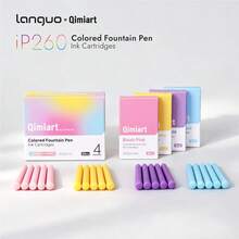 Languo 4-Color Pen Set - Replaceable Ink Cartridges, Precision Fine Nib, Wear-Resistant Alloy Nib, Large Capacity Ink Cartridge Easy To Replace, Smooth And Stable Writing, Suitable For Drawing, Writing, Journaling, Practice, Efficient Marking, Etc. - Multicolor - View 18