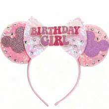 Disney 1pc Role Play Headband, Cartoon Mickey Mouse Ears Headband, Unique Design Headband For Holiday Party - Multicolor - View 6