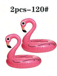 Inflatable Glitter Flamingo Swim Ring, Premium Pool And Beach Float, Reliable Buoyancy And Exquisite Design, Summer Water Essential, Suitable For Sunbathing, Party Decoration, Holiday Gifts And Family Pool Leisure Activities - Multiple Styles - View 15