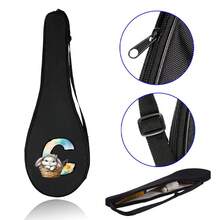 1pc Badminton Racket Bag, Shoulder Bag, Sports Equipment Storage Bag, Protective Cover, Portable Sports Storage Bag, Sports Equipment Accessories - Black - View 16