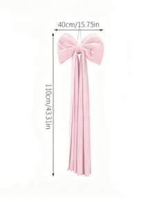 1pc Giant Luxury Red Bow Party Decoration - Satin Ribbon With Flowing Streamers | Valentine's Day Gift, Perfect For Birthday, Wedding, Christmas & Special Events | Holiday Decor Accessories | Elegant Celebration Decoration - Multicolor - View 19