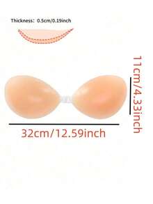 Women's Waterproof Thick Silicone Breast Pads, Suitable For Small Breasts Lifting And Push-In Use, Specially Designed For Wedding Photography, Suitable For Bridesmaids - Multicolor - View 5