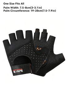 Ueasy 2pcs Women's Non-Slip Half-Finger Fitness Gloves, Breathable Micro-Pore Material & Gel Palm Padding, Adjustable Hook & Loop Wrist Strap, Multi-Function Gloves Suitable For Weightlifting, Cycling, Pull-Up Training - Multicolor - View 13