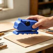Manual Corrugated Cardboard Cutter, Cat-Shaped DIY Tool For Making Cat Scratching Boards, Adjustable Blade, Transform Old Cardboard Boxes Into Cat Furniture And Pet Toys - Blue - View 2