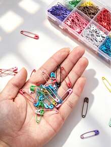 300pcs Colorful Pins, Made Of High-Quality Metal, Vibrant And Bright Colors, Suitable For Sewing, Handicrafts, Jewelry Making And Storage Craft Accessories (300/150/10) Optional - Multicolor - View 8