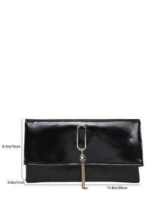 New Luxury High-End Niche Versatile Shoulder Clutch Bag - Black - View 2