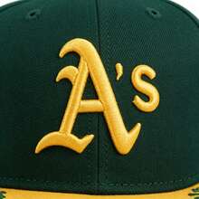 New Era 59FIFTY Oakland Athletics Green Gold 68520 - Green - View 4