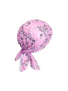 Paisley Printed Pre-Tied Bandana Turban, Soft Silky Head Wrap For Skincare & Home Daily Wear, Holiday Birthday Gift For Women - Multicolor - View 8