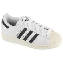 Adidas أديداس سوبر ستار II W - أحذية رياضية بيضاء للنساء HQ2285 - أبيض 2 - مشاهدة 1
