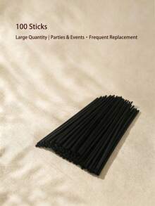 10/30/50/100pcs Fiber Diffuser Sticks, Aromatherapy Replacement Refill, Black/White/Natural, Flameless Fragrance Refill, Fast Absorption, Even Diffusion, Long-Lasting Volatility, Fragrance Diffusion Accessories, Suitable For Aromatherapy Bottles, Essential Oil Diffusers, Home Fragrance, Indoor Fragrance, Bedroom, Bathroom, Living Room, Office, SPA Space - A - View 11