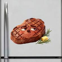 「 Steak」融化奶油與迷迭香嘆息磁鐵，滋滋聲中帶著不情願的魅力，適用於家中所有金屬表面的紀念品 - H - 查看 2