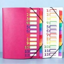 A4 Rainbow File Organizer, Large Capacity Korean Style Office Supplies | Suitable For School, University, Workplace, Home And Office Colorful File Storage | Back To School Season, Office Stationery And Storage Solutions For Students, Teachers And Professionals - Multicolor - View 12
