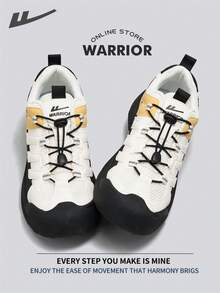 Warrior Fashionable Retro Men's Sports Shoes Spring And Autumn Comfortable Shoes Modest Style Casual Yet Sleek Sneakers All-Day Wear Training Sneakers - Beige/Yellow/Black - View 2