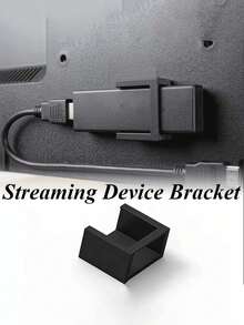 1/2/3/4pcs Plastic Wall Mounted Bracket With Double-Sided Tape, Space‑Saving Compact Streaming Device Holder, Easy Installation Practical Home Entertainment Accessory - Multicolor - View 4