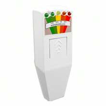 Portable Professional 5-LED EMF Meter, Magnetic Field Detector Counter, Ghost Hunting & Paranormal Research Tester - White - View 8