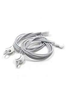1 Pair Unisex Sports Round Elastic Shoelaces With Adjustable Buckle, 100cm, Suitable For Hiking Boots, Water Shoes, Athletic Shoes - Multicolor - View 10