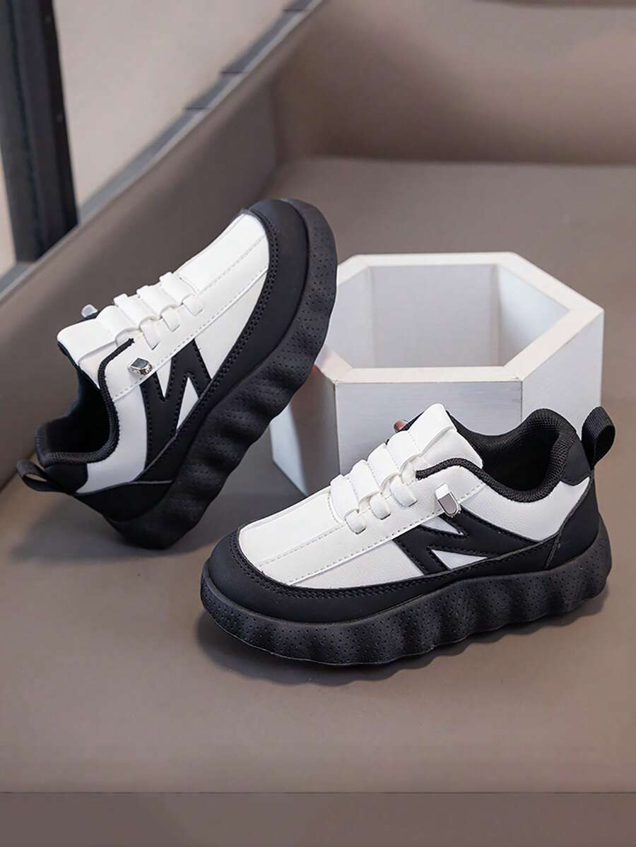 Children's Sports Shoes/Children's Fashion Lightweight Soft Sole Casual Sports Shoes - Black - View 1