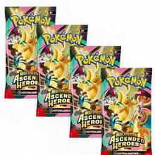 asmodee 10 قطع/60 قطعة صندوق تعزيز Pokémon Ascended Heroes، بطاقات تداول قابلة للجمع، مجموعة هدايا بطاقات لعبة TCG Mega Evolution - النمط عشوائي - مشاهدة 2