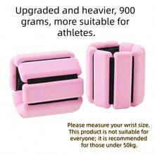 2pcs Adjustable Wrist And Ankle Weights (Unisex), Fitness Weight Set, For Exercise, Yoga, Walking, Running, Dancing, Pilates, Aerobics, Aerobic Exercise, Home Gym Wearable Wristbands - Multicolor - View 14