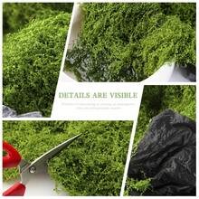 Huamanyuancraft 100cm*100cm 人造苔蘚地毯 水景仿生草坪 仿真苔蘚 微景造景 盆栽盆景草坪 鋪地苔蘚墊 苔蘚裝飾 - 墨綠色1m*1m/39.37inch*39.37inch - 查看 7