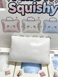 1pc Boxed Simulation Pillow Fidget Squeeze Toy, ASMR Crispy Crunch Sound Moldable Sensory Toy, Novelty Desktop Ornament, Ideal Gift For Halloween & Christmas Holiday, For Ages Above Children - Multicolor - View 10