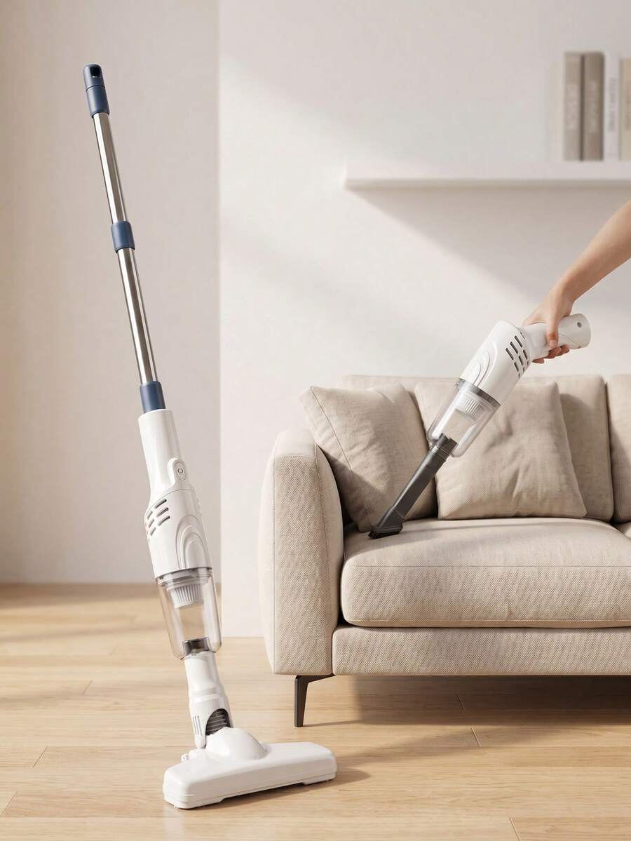 1pc 1200mAh USB Rechargeable Wireless Handheld Vacuum Cleaner, Portable Mini Car Vacuum, Lightweight Bagless Wireless Air Duster, Suitable For Pet Hair, Food Crumbs, Dust, Keyboard, Sofa, Car Interior And Home Crevices Quick Cleaning