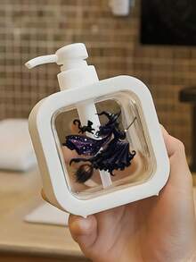 Cute Soap Dispenser - Halloween Design, Flying Witch, With Moisturizing Hand Soap Pump Bottle, Perfect For Kitchen Sink And Bathroom Decor - Multicolor - View 11