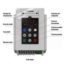 Variable Frequency Drive, Motor Speed Controller, 110V Single-Phase Input 220V Three-Phase Output, 0.75 KW, Inverter Converter, VFD, Single-Phase Or Three-Phase Input, Three-Phase Output, Motor Inverter Converter - US A Type Plug(110-127V) - View 4