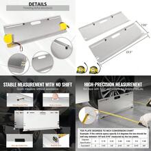 2PCS Wheel Alignment Tool Toe Plates Accurate Measure Tape And Conversion Chart - 26B-wIN-uK-proofreading Tool - View 2