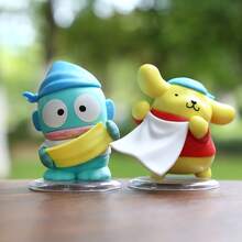 Sanrio Together Enjoy Sauna Blind Box Figure, INS Style, Suitable For Desk Or Room Display, Fashionable And Cute Decor, Ideal Gift, PVC Material (1pc, Randomly Shipped) - Multicolor - View 4