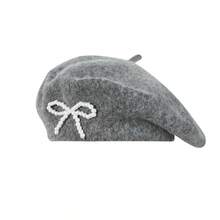 1pc Winter Warm Accessory Set, Women's New Pearl Bow Beret Hat Suitable For Daily Use With Multiple Colors To Choose From, Windproof Bucket Hat With Ear Flaps, Fleece Knee Pads, Drawstring Balaclava, Suitable For Cycling, Skiing, Hiking And Other Outdoor Sports Cold-Proof Warm Gear - Multicolor - View 15