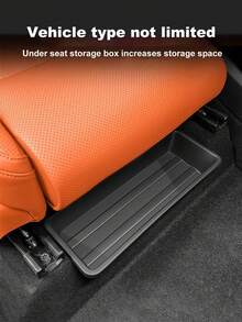Under Seat Storage Box For Suitable For All Types Of Small Cars SUV, Hidden Organizer Tray For Front Passenger Seat, Universal Car Seat Storage Box - Universal Type - View 4
