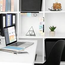 Bảng ghi chú gắn cạnh màn hình máy tính bằng acrylic trong suốt, phụ kiện bàn làm việc văn phòng đa năng, giá đỡ ghi chú màn hình, phù hợp cho văn phòng/nhà/bàn làm việc - Nhiều màu - Xem 2